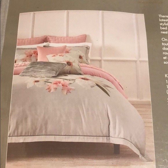 Ted Baker chatsworth Bloom king comforter and sham - Picture 7 of 7